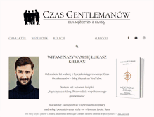 Tablet Screenshot of czasgentlemanow.pl